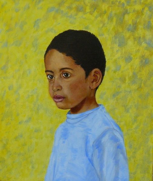 Peinture intitulée "Wassim" par Mog, Œuvre d'art originale, Huile