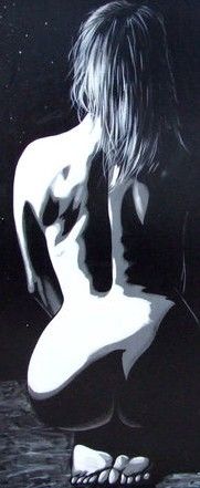 Painting titled "Ombre et lumière 3" by Jori Johnson, Original Artwork