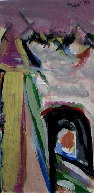 Painting titled "the last tunnel" by Ariani, Original Artwork