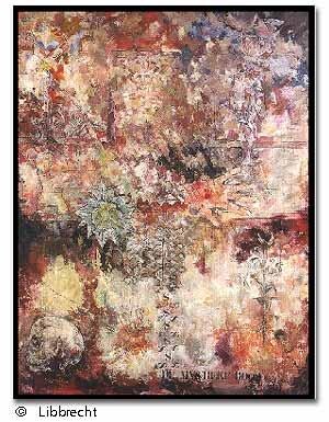 Painting titled "MysticalRose" by Geo Libbrecht, Original Artwork