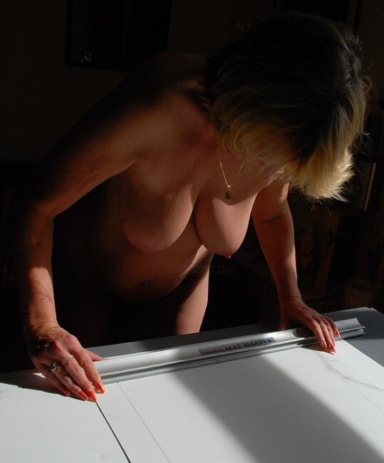 Photographie intitulée "Réalisation d'un pa…" par Annick Terwagne, Pastelliste De La Fémin, Œuvre d'art originale, Autre
