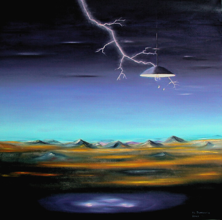 " Hallucination " 绘画, 23.6x23.6 in