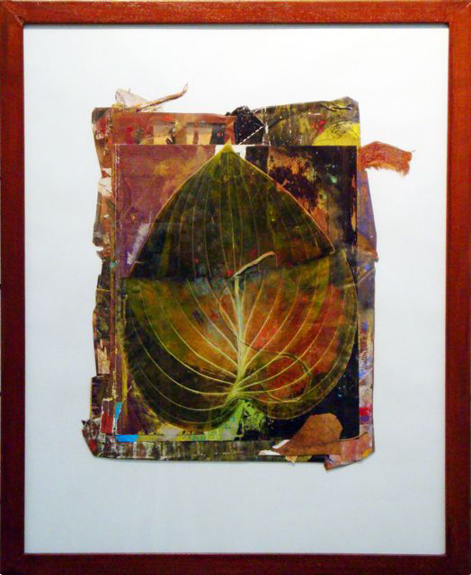 Collages getiteld "Végétal madalas n°3" door Vincent Sfg, Origineel Kunstwerk, Collages