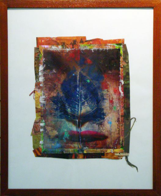 Collages getiteld "Végétal madalas n°7" door Vincent Sfg, Origineel Kunstwerk, Collages