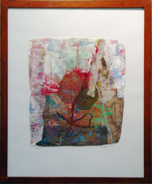 Collages getiteld "Végétal madalas n°11" door Vincent Sfg, Origineel Kunstwerk, Collages