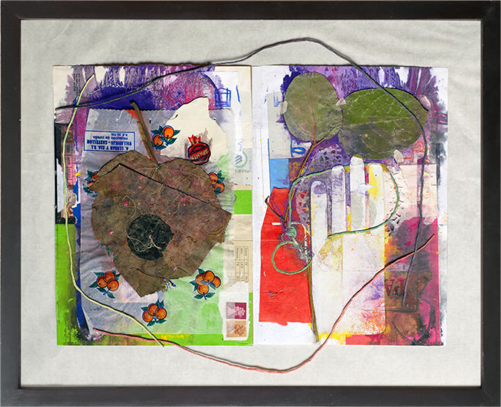 Collages getiteld "Grand bal de printe…" door Vincent Sfg, Origineel Kunstwerk, Collages