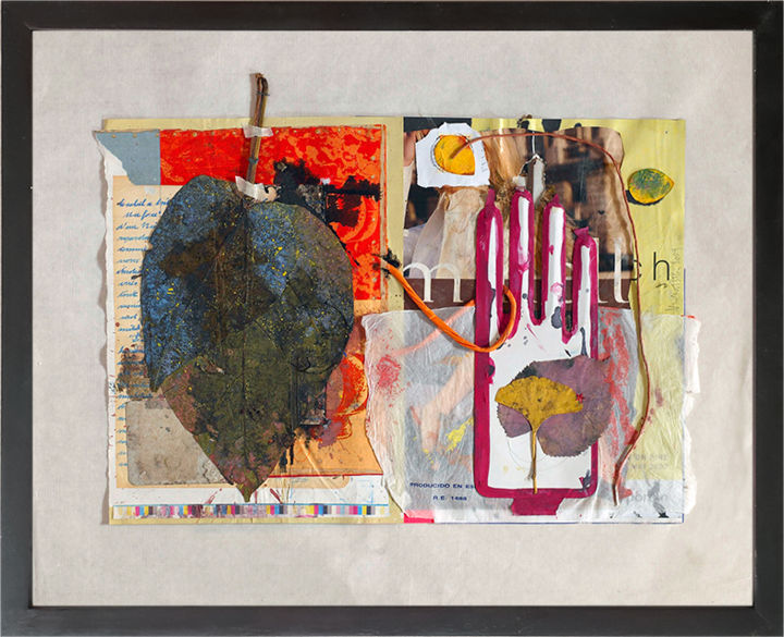 Collages getiteld "Grand bal de printe…" door Vincent Sfg, Origineel Kunstwerk, Collages