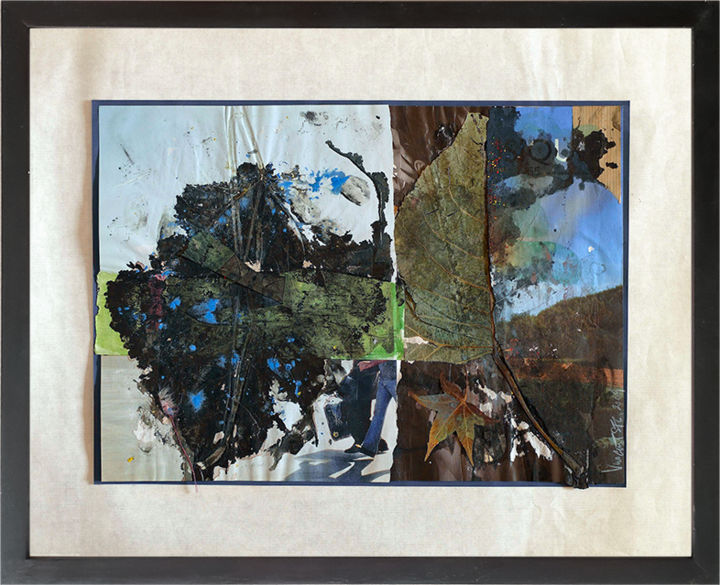 Collages getiteld "Grand bal de printe…" door Vincent Sfg, Origineel Kunstwerk, Collages