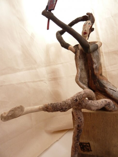 Sculptuur getiteld "Agoutin_P1010255_do…" door Nicole Agoutin, Origineel Kunstwerk