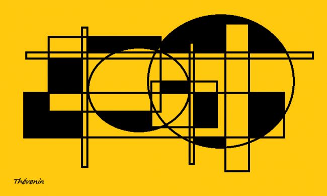 Arts numériques intitulée "Architecte 7" par Arnaud Thévenin, Œuvre d'art originale, Peinture numérique