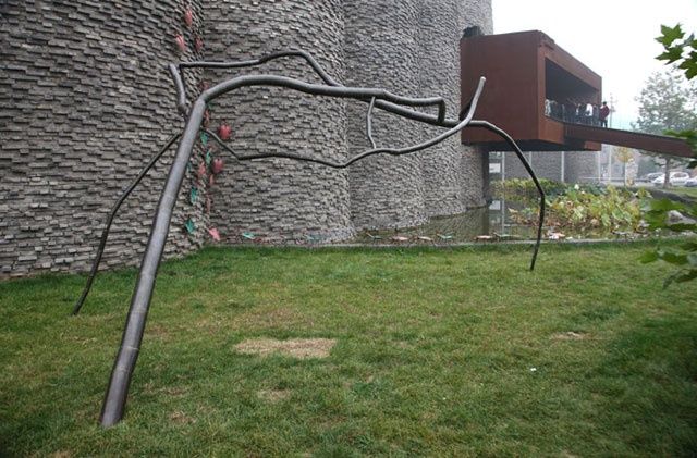Sculpture titled "L'Arbre Recomposé" by Christian Cerisola, Original Artwork, Metals