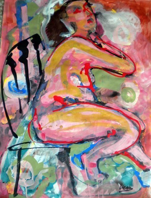 Painting titled "Daydreaming no.1" by Vera, Original Artwork, Oil
