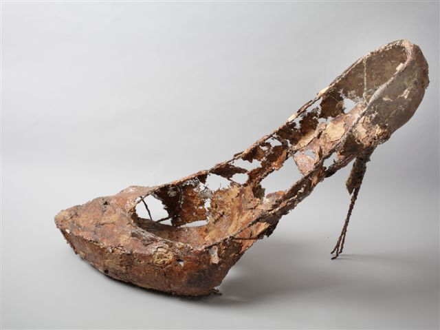Sculpture titled "Rusty" by Michal Fuhrer, Original Artwork, Metals