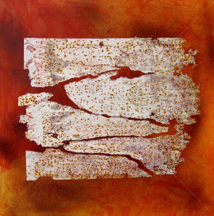 Peinture intitulée "Mémoire oubliée n°7" par Anne-Marie Mary, Œuvre d'art originale, Acrylique Monté sur Châssis en bois