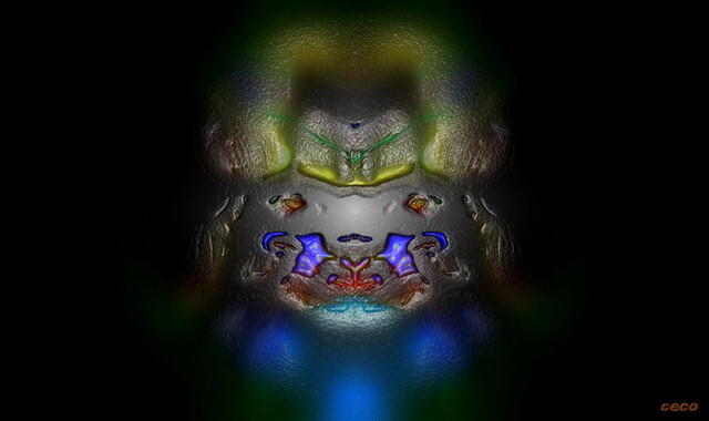 Digitale Kunst getiteld "Take a Look" door Zvetan Mumdgiev, Origineel Kunstwerk, Digitaal Schilderwerk