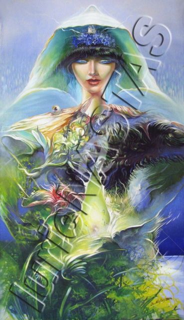 绘画 标题为“Fecioara” 由Iurie Nastas, 原创艺术品, 油