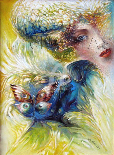 绘画 标题为“O DINAMICĂ ÎN TIMP” 由Iurie Nastas, 原创艺术品, 油