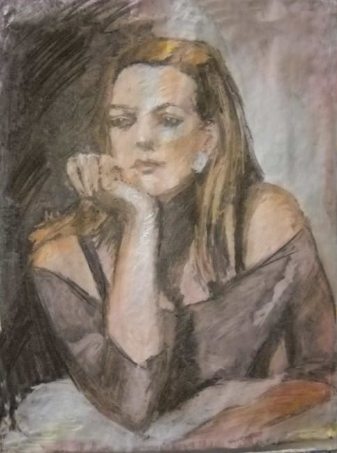 "pensando" başlıklı Tablo Giò Pighetti tarafından, Orijinal sanat