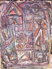 Painting titled "Untitled - 01" by Nick Mancuso, Original Artwork, Oil