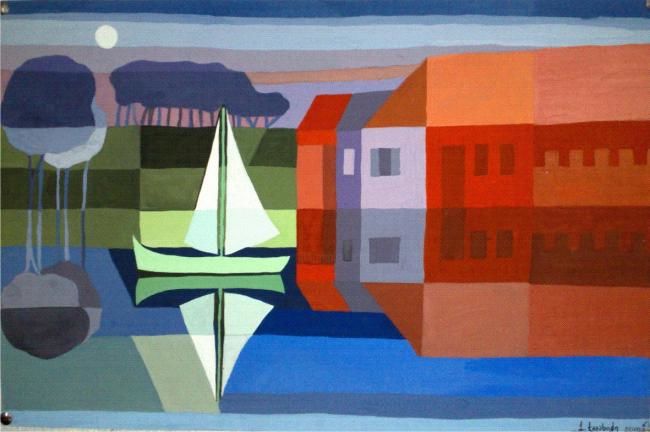 「venecia.jpg」というタイトルの絵画 Javakhidze Ketevanによって, オリジナルのアートワーク