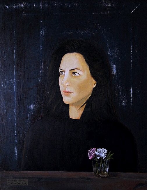 Painting titled "Study of Hollister…" by Reginald Gray, Original Artwork
