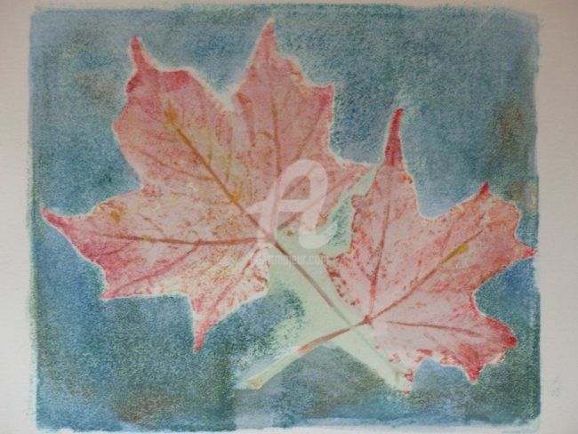 Painting titled "Nature friends" by Diana Li, Original Artwork