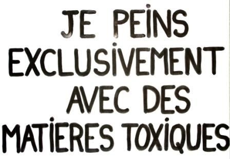 Painting titled "TOXIQUE" by Toytoy, Original Artwork