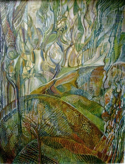 The Spring 绘画, 25.6x19.7 in
