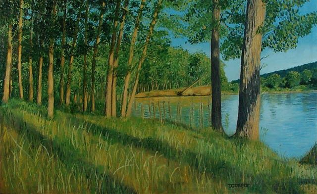 Malerei mit dem Titel "Amurg" von Timofei Gorea, Original-Kunstwerk