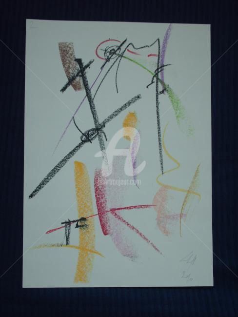 绘画 标题为“de la série Paralip…” 由Serge Chamchinov, 原创艺术品, 彩画