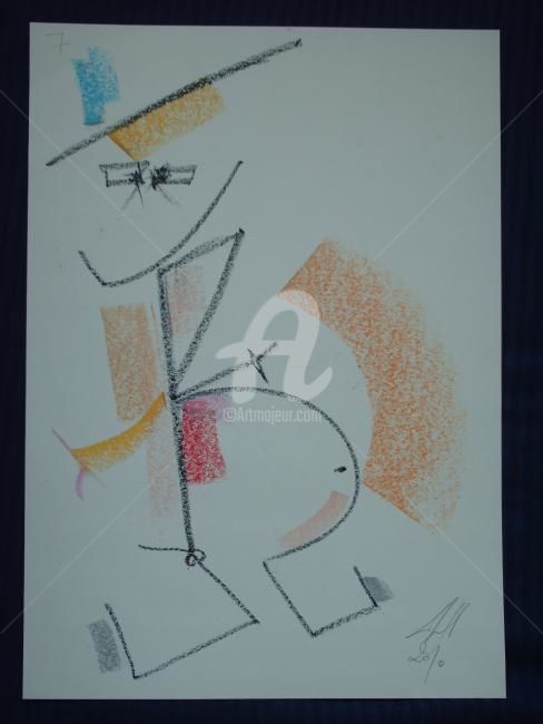 绘画 标题为“de la série Paralip…” 由Serge Chamchinov, 原创艺术品, 彩画