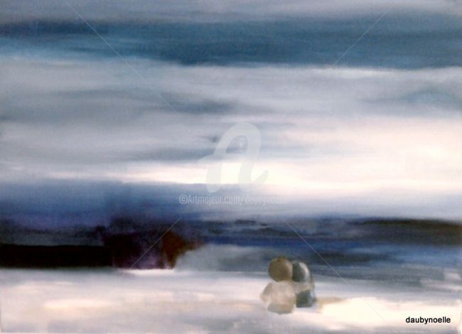 Peinture intitulée "possibilite d'une Î…" par Noëlle Dauby, Œuvre d'art originale, Autre