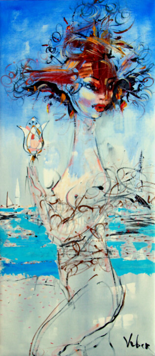 绘画,  41.3x18.1 in 