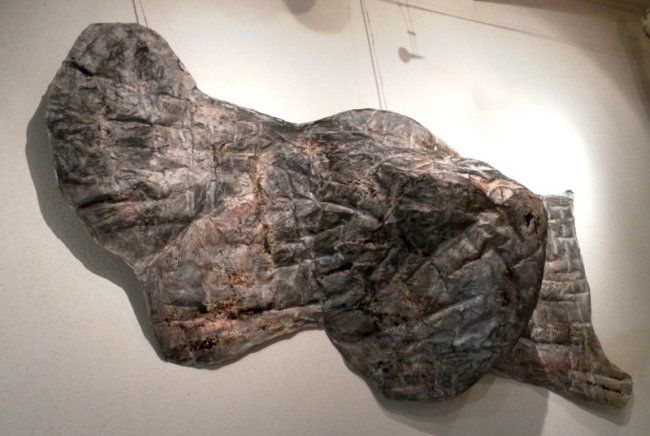 la depeche 雕塑, 46.5x86.6 in