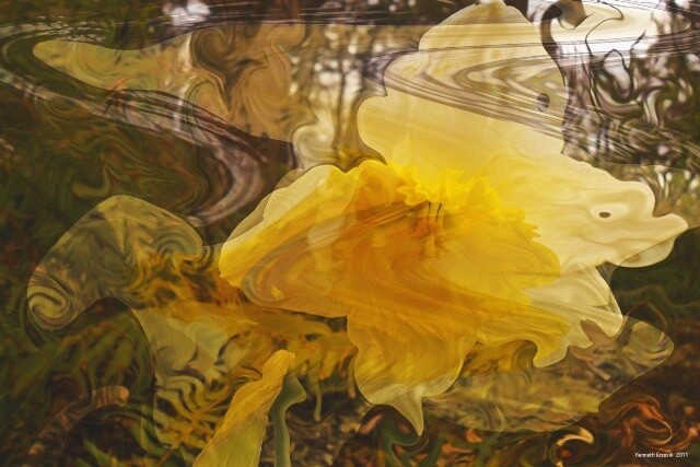 Digital Arts titled "Seduction by Spring…" by Ken Grzesik, Original Artwork, Digital Painting