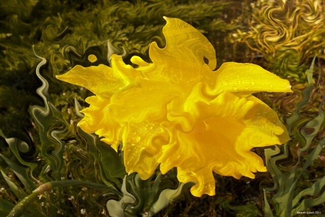 Digital Arts titled "Seduction by Spring…" by Ken Grzesik, Original Artwork, Digital Painting
