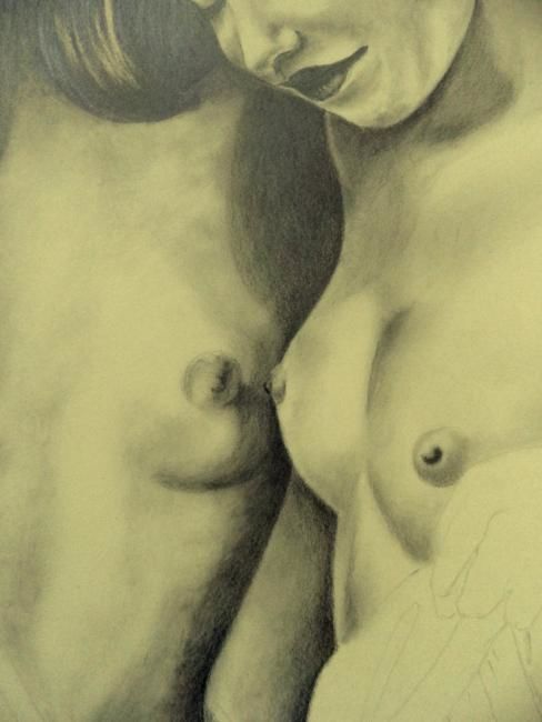 Drawing titled "Scoprirsi Donna" by Flowerangelblue, Original Artwork, Other