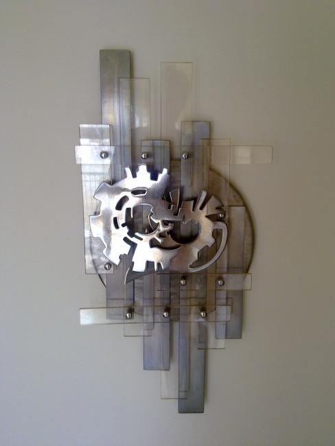 Sculpture titled "EVOLUTION" by Editvarbanova, Original Artwork, Metals