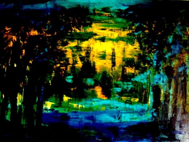 Peinture intitulée "FURESTA" par Pierre-Paul Marchini, Œuvre d'art originale, Huile
