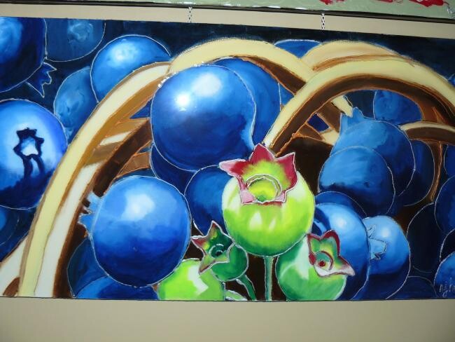 Painting titled "Bleuets" by Unknown Artist, Original Artwork