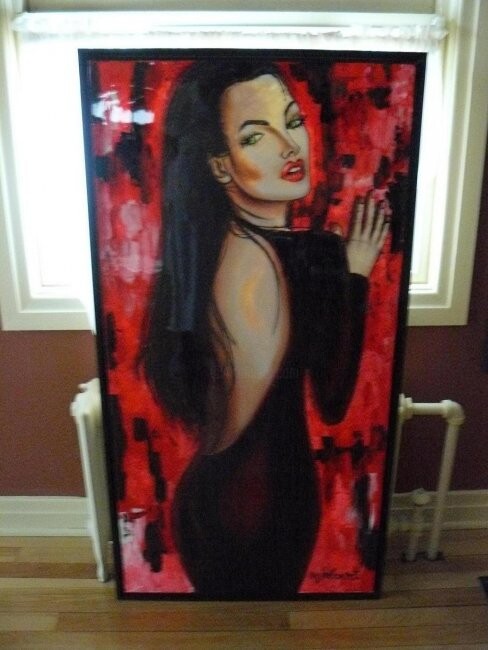 Painting titled "Ma fille" by Unknown Artist, Original Artwork