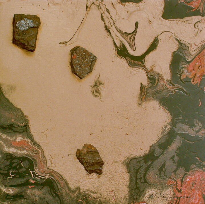 Initio 1 30x30 cm 绘画, 11.8x11.8 in