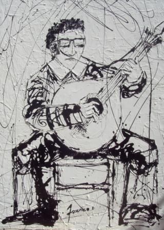 Pintura intitulada "FADUCHO" por Mário Fresco, Obras de arte originais, Óleo