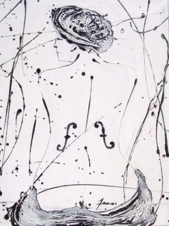 Pintura intitulada "MAN RAY" por Mário Fresco, Obras de arte originais, Óleo