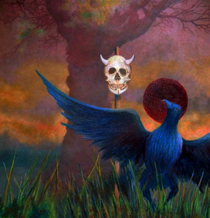 "El Jardín de la Viz…" başlıklı Tablo Alberto Thirion tarafından, Orijinal sanat, Petrol