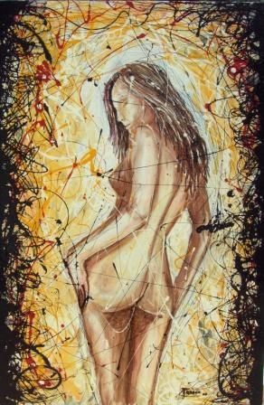 Pintura intitulada "SERENA" por Mário Fresco, Obras de arte originais, Óleo