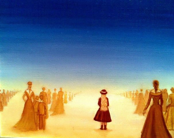 Peinture intitulée "Métamorphose tempor…" par Jany Roberts, Œuvre d'art originale