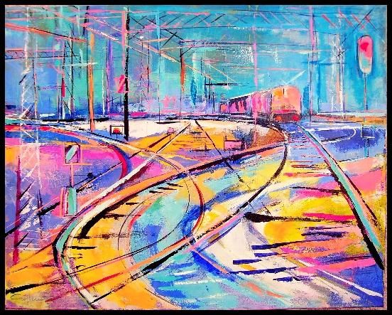 绘画,  28.7x36.2 in 