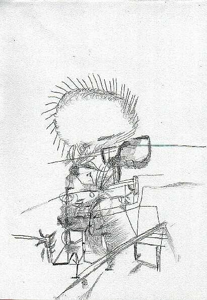 Drawing titled "Untitled 8 01" by Paul Louis Van Den Bergh, Original Artwork