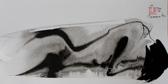 Schilderij getiteld "Pain" door Plamen Enev, Origineel Kunstwerk